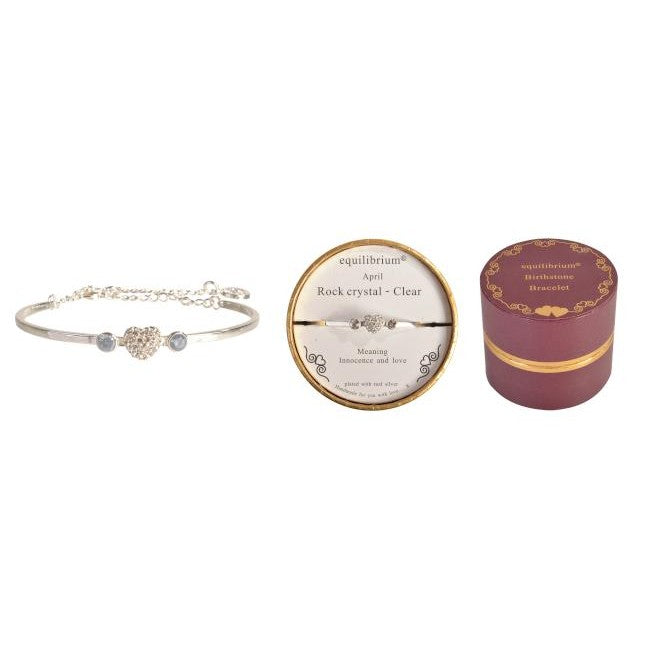 Equilibrium Birthstone Bangle with Diamante's