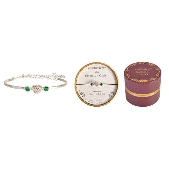 Equilibrium Birthstone Bangle with Diamante's