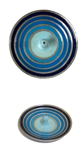 Aluminium Incense Burner - Round (Painted)