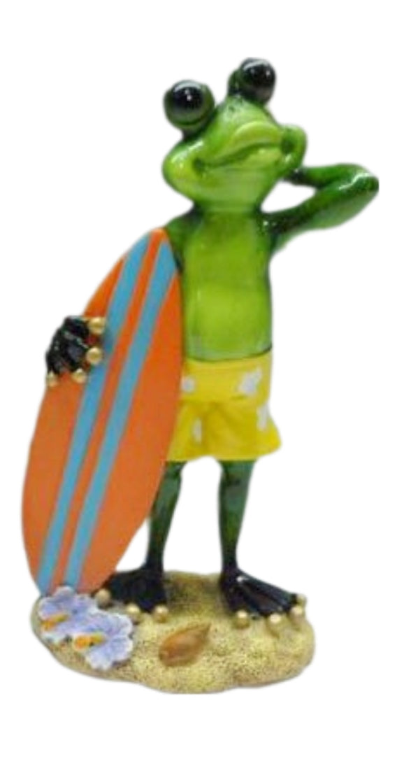 *Green Froggy Fellas Marble look Frogs