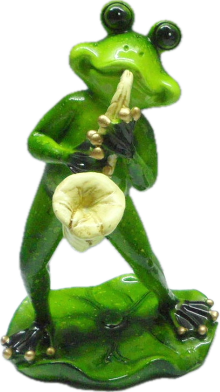 *Green Froggy Fellas Marble look Frogs