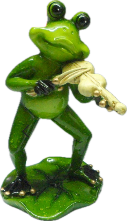 *Green Froggy Fellas Marble look Frogs