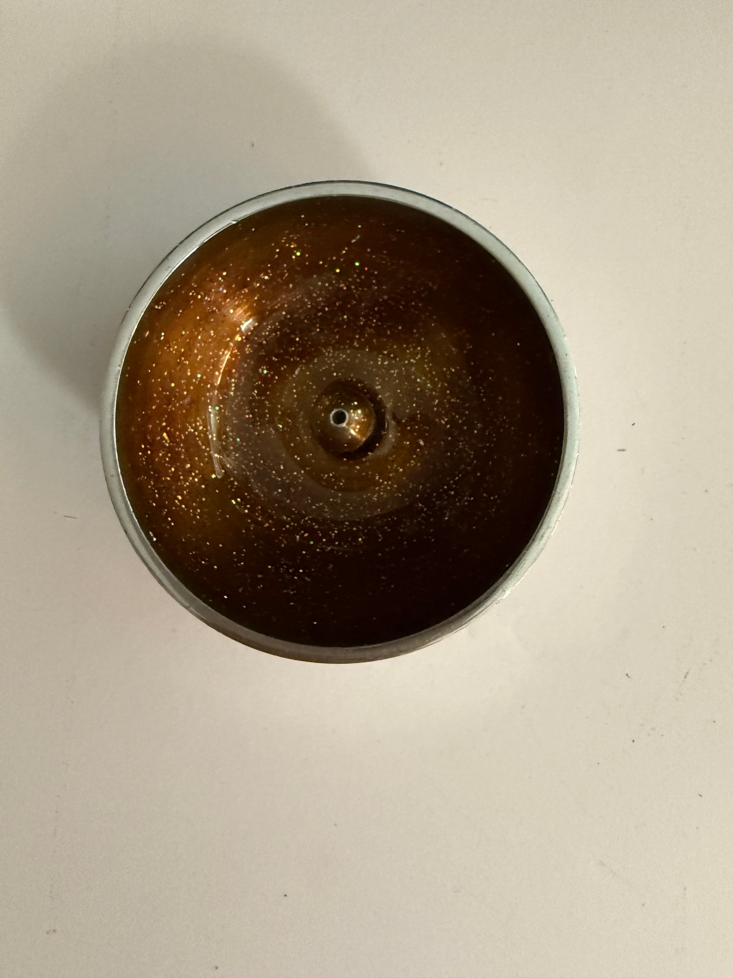 Round Aluminium Incense Holder