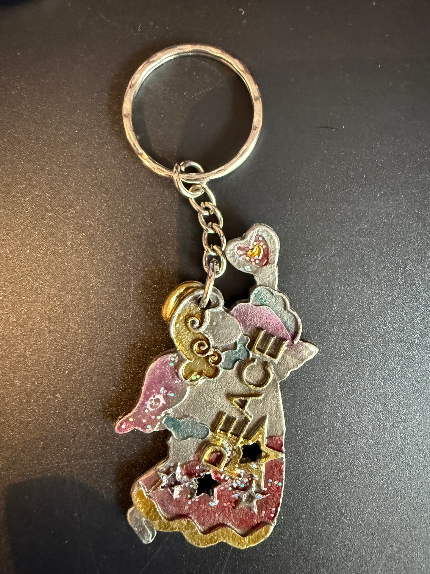 Pewter Keychain