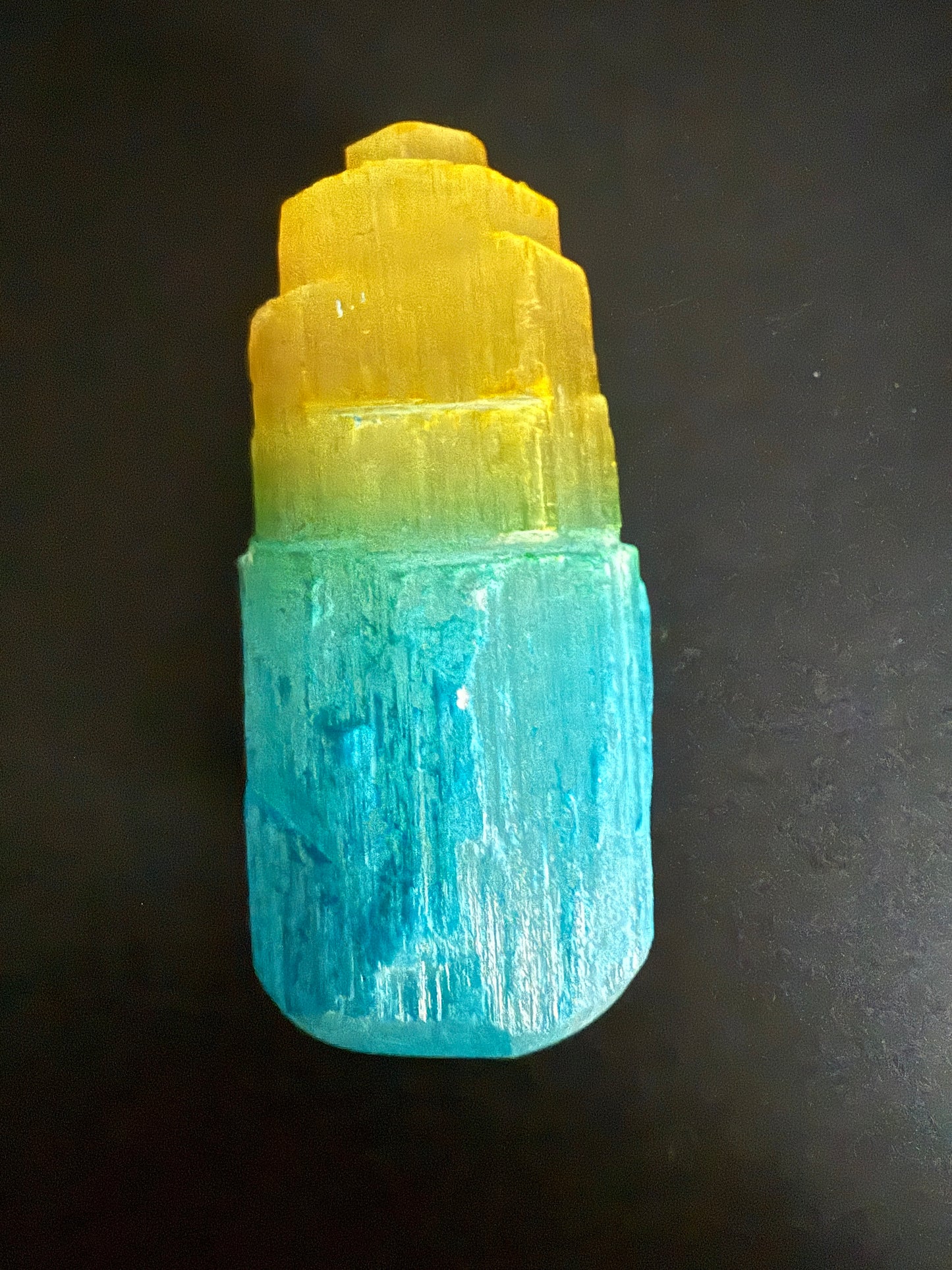 Coloured Selenite Tower