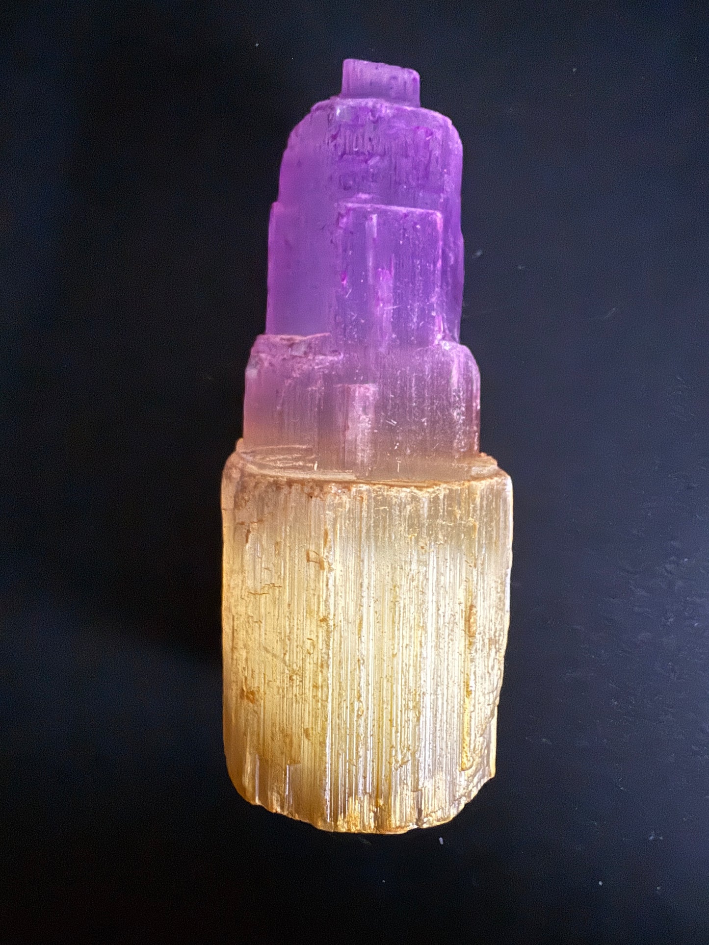 Coloured Selenite Tower