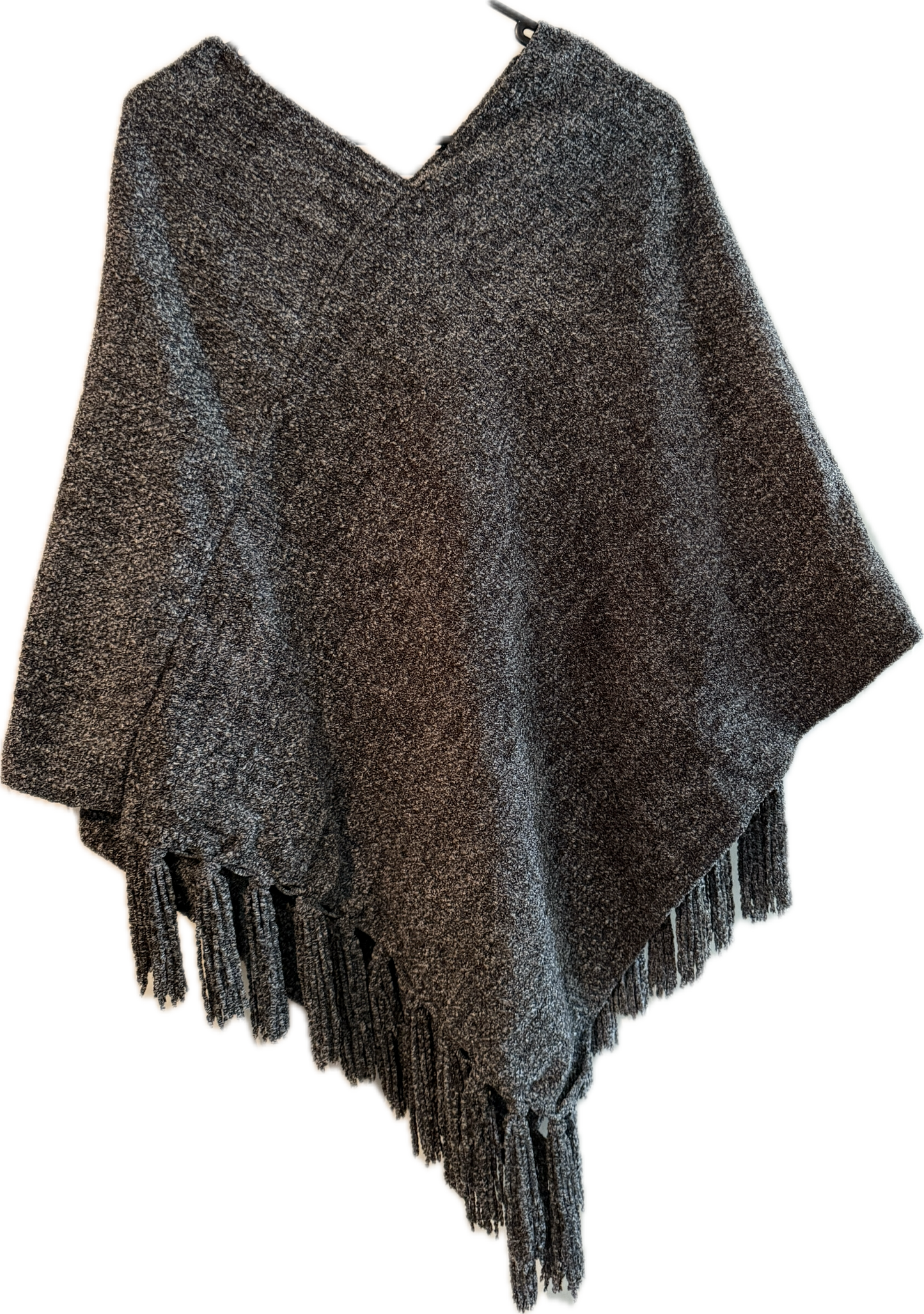 *V Neck Soft Knit Poncho