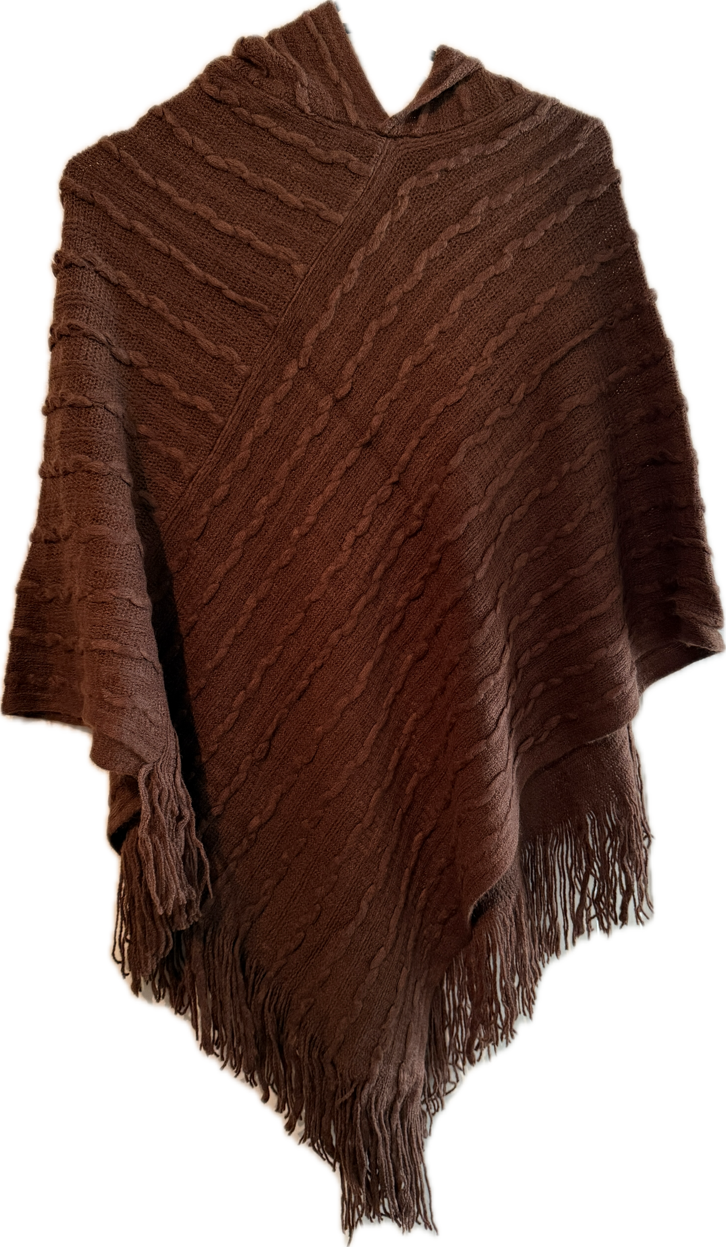 *Poncho with Hoodie