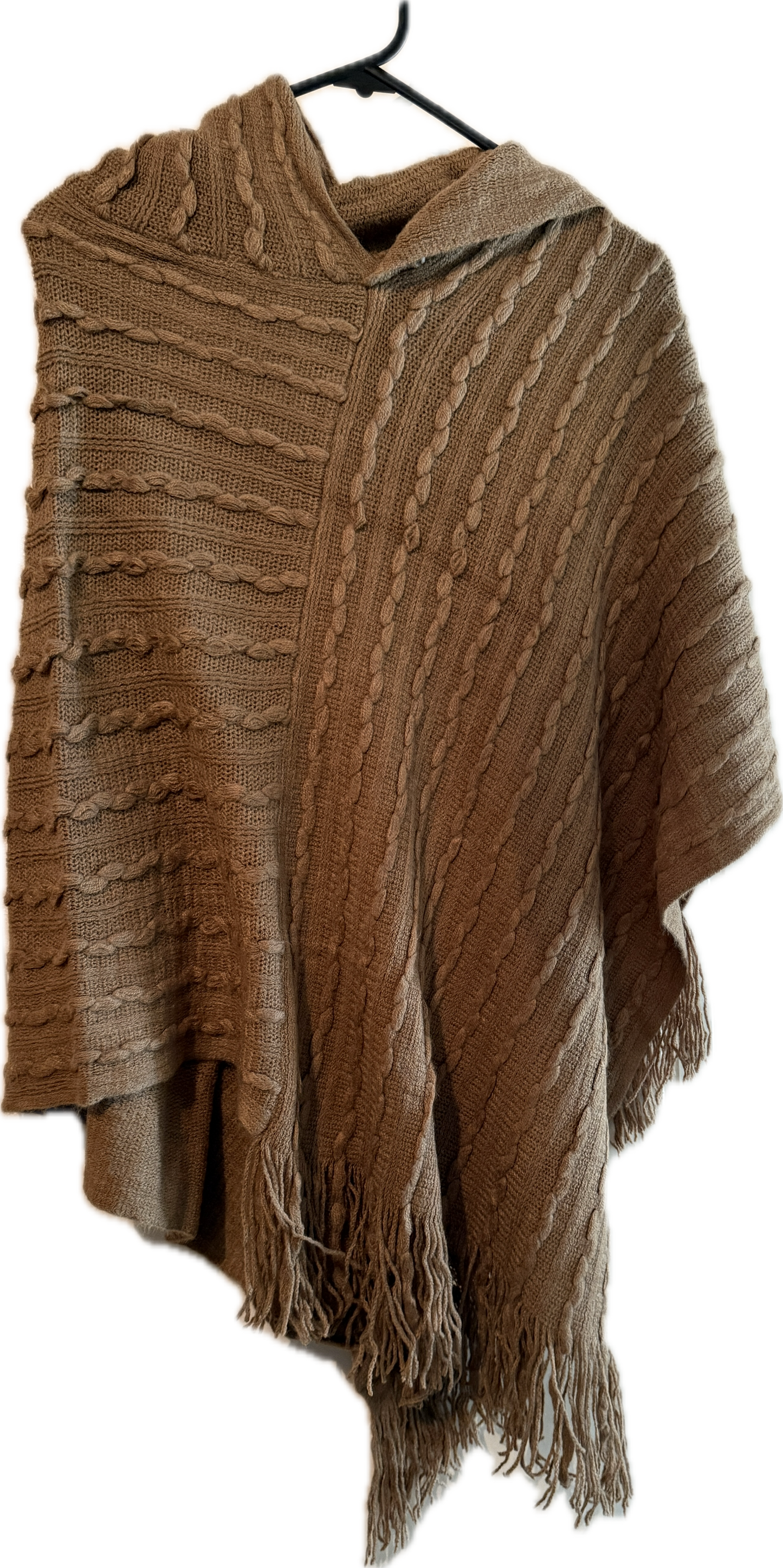 *Poncho with Hoodie