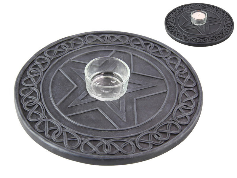 Pentagram Incense & Candle holder