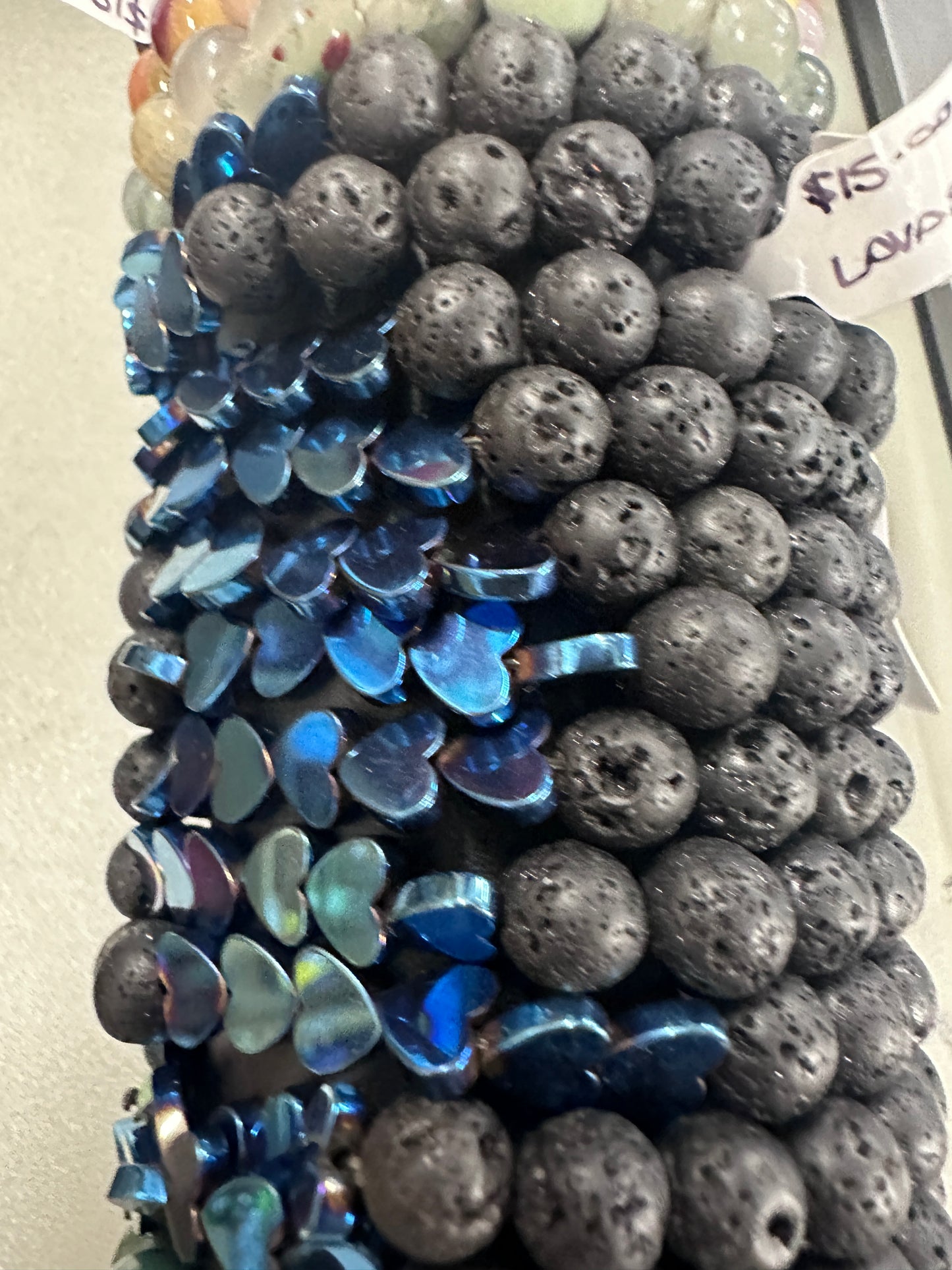 Lava Stone Beaded Bracelet