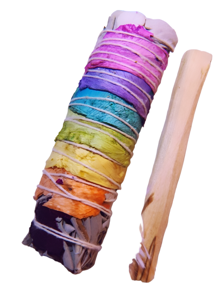 7 Chakra & Palo Smudge Stick pack