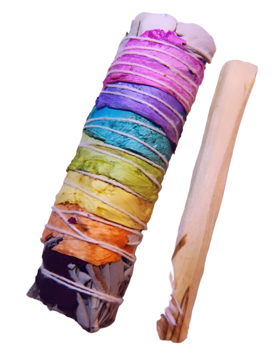 7 Chakra & Palo Smudge Stick pack