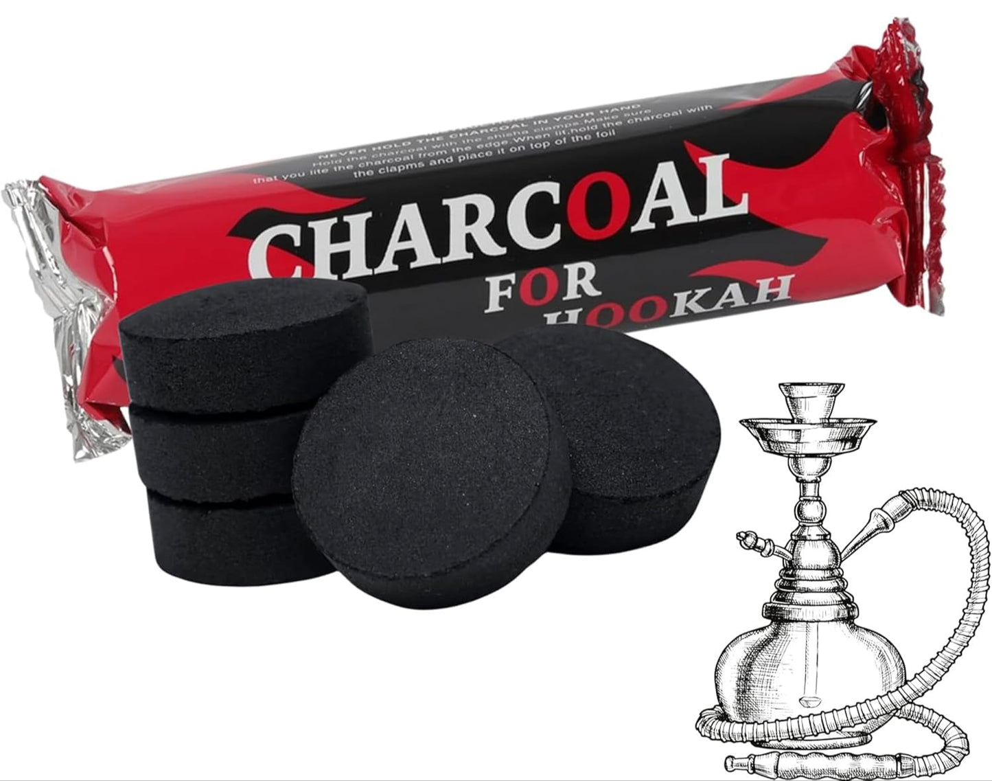 *Red Black Charcoal Tablets
