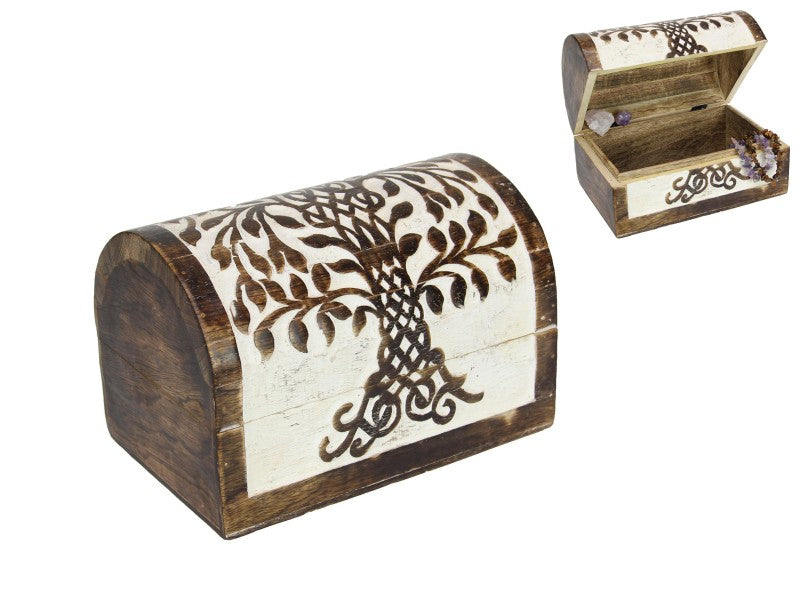 Chest with Carved Tree of Life Design