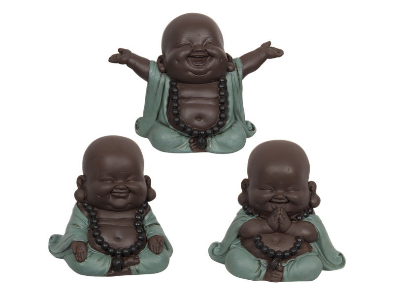 Happy Little Buddha Figurines