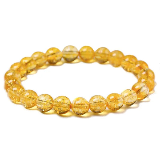 Citrine Beaded Bracelet