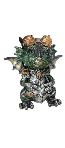 Steam Punk Dragon Youngling with Jet Pack