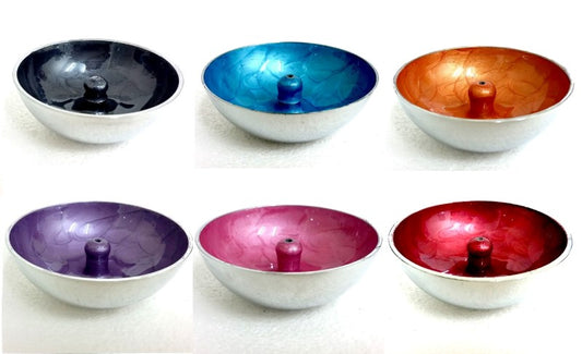 Round Aluminium Incense Holder