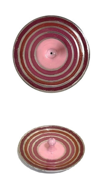 Aluminium Incense Burner - Round (Painted)