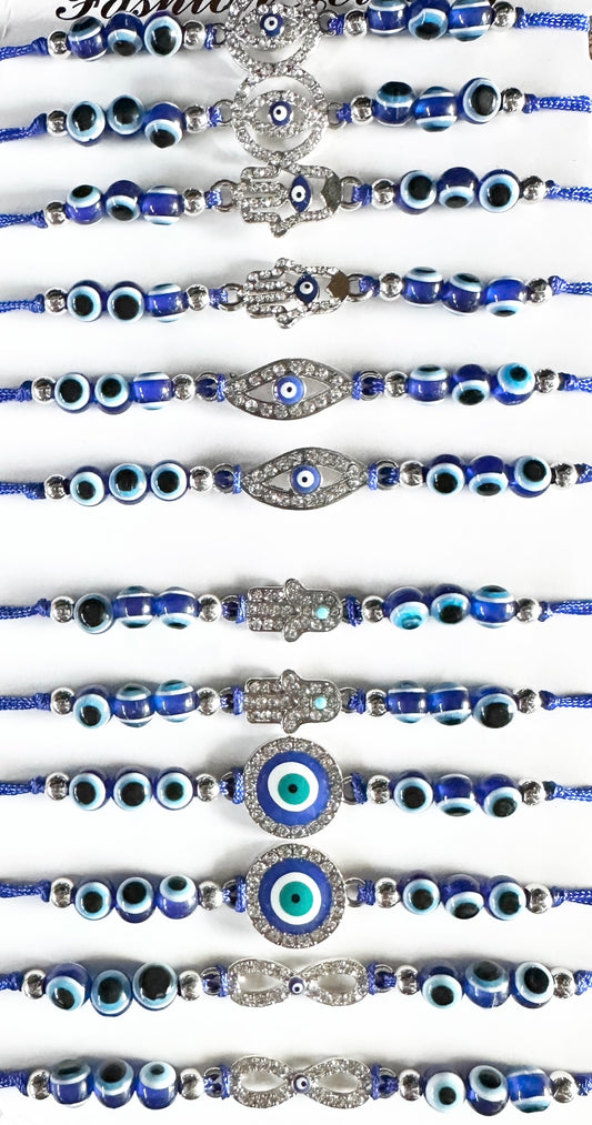 Blue Evil Eye Friendship Bracelets