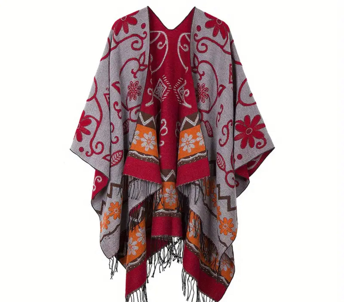 Winter Caper Poncho