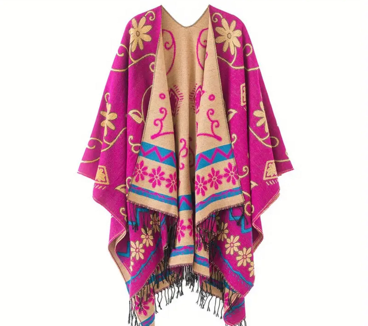 Winter Caper Poncho