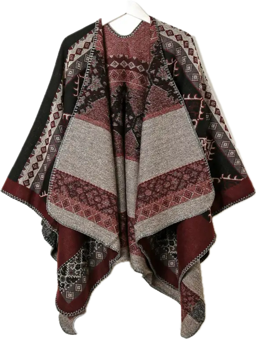 Winter Caper Poncho