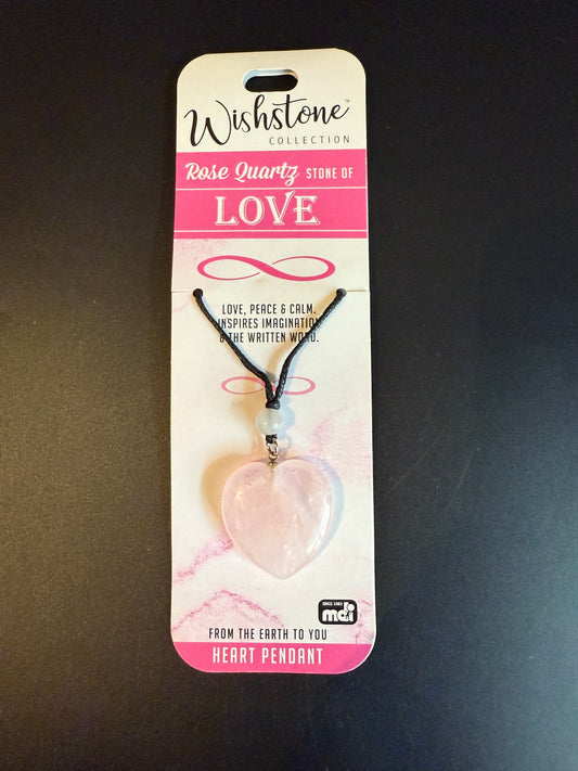 Wishstone Pendant Cord Necklace