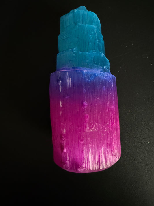 Coloured Selenite Tower