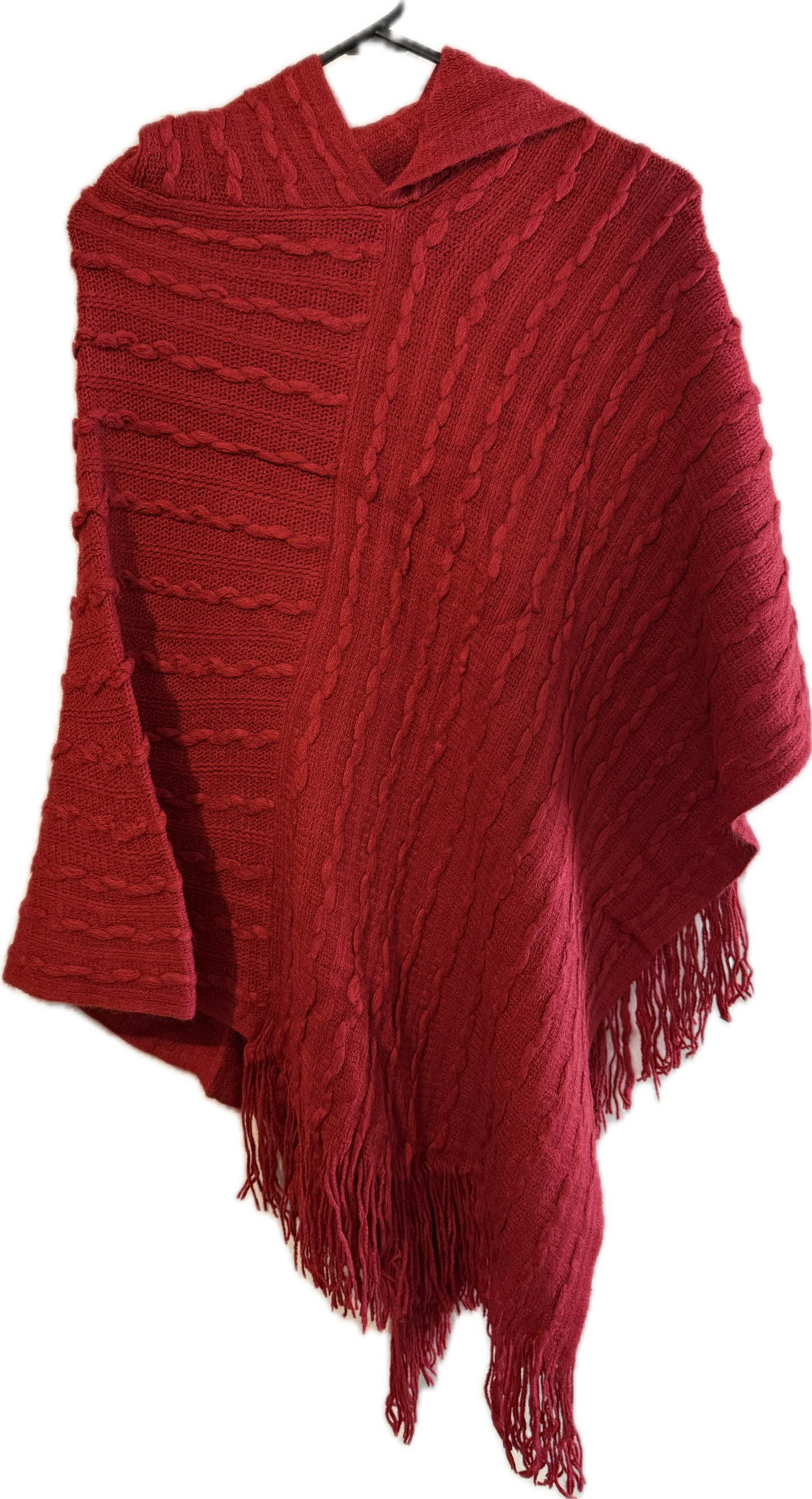 *Poncho with Hoodie