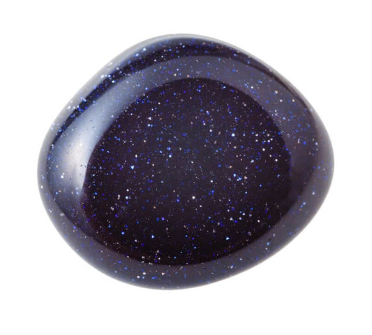 Blue Goldstone Tumbled Stones