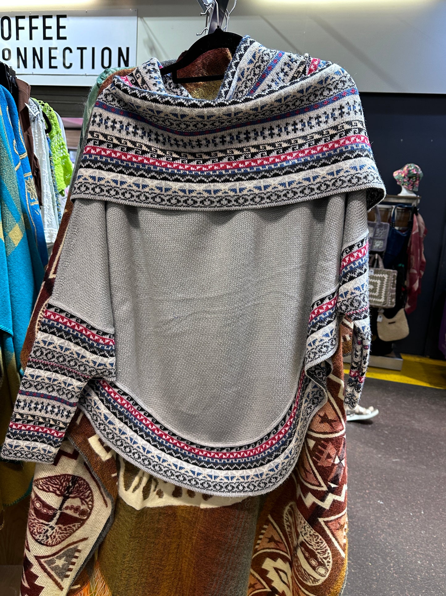 Earth Vision Knitted Ladies Poncho