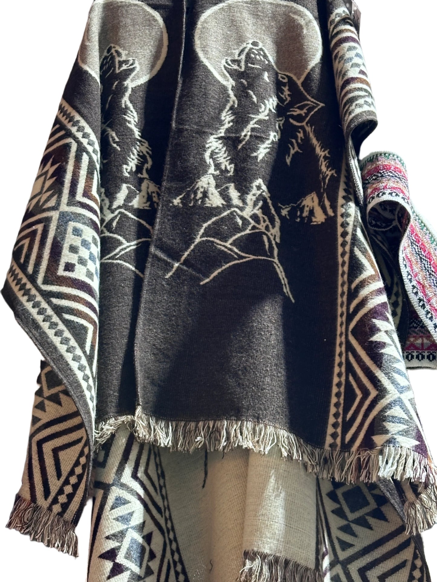 Adult Alpaca Poncho