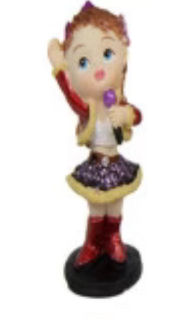 *Miniature Cute Trendy Girl with Musical Instrument