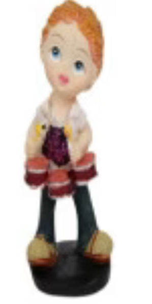 *Miniature Cute Trendy Girl with Musical Instrument