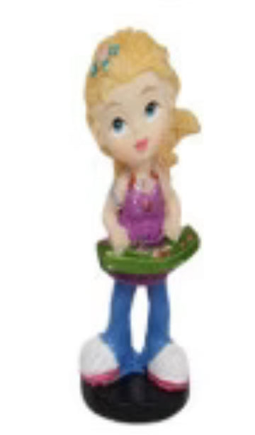 *Miniature Cute Trendy Girl with Musical Instrument
