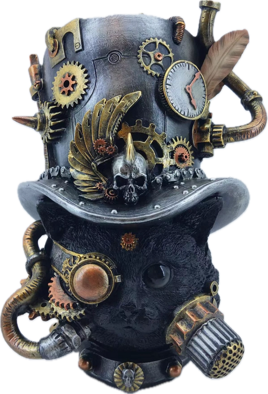 Steampunk Witches Cat with Hat