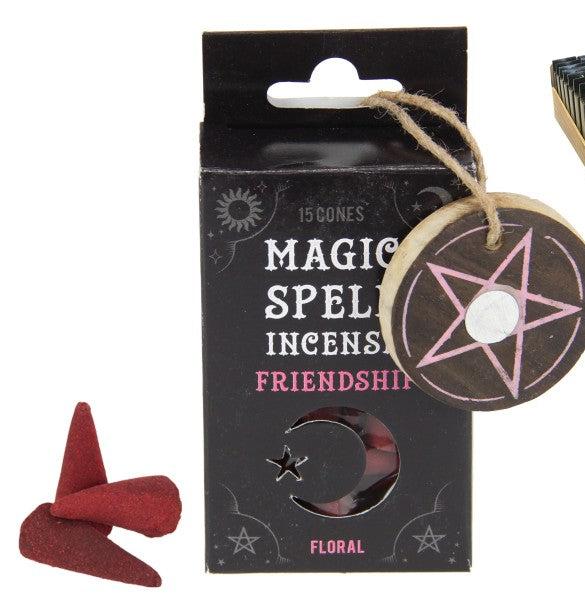 Magic Spell Gift Pack with Incense Cones & Pentagram Cone Holder