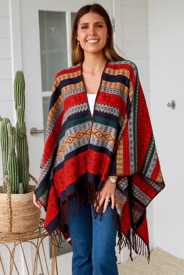Winter Caper Poncho