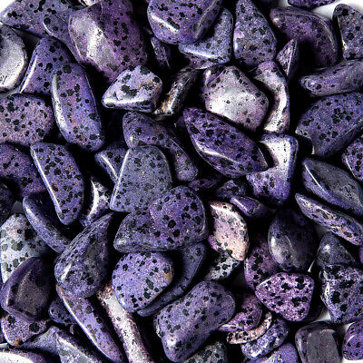 Purple Dalmatian Jasper Tumbled Gemstones