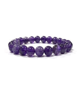 BEADED BRACELET AMETHYST