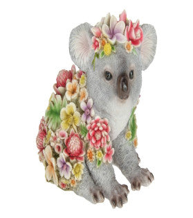 Koala with Floral Design