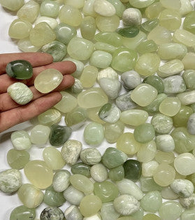 New Jade Tumbled Stones