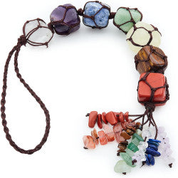 7 Chakra Tumbled Gemstone Car/Wall Hanging