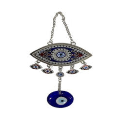 Evil Eye Metal Eye With Red & Blue Colours