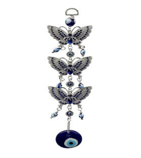 Evil Eye Metal Triple Buttlerfly